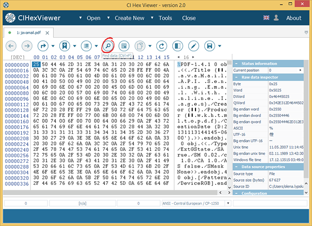 ci hex viewer